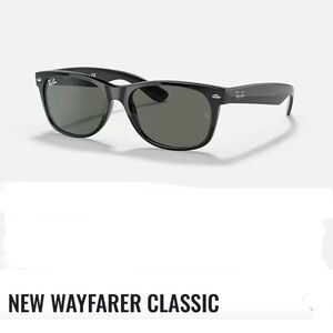 Ray-Ban New Wayfarer Classic Black Frame Sunglasses